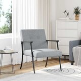 vidaXL fotelja Svijetlo siva 59 x 75 x 78 cm tkanina Cijene