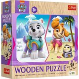 Puzzle 24 drvene slagalice - Paw Patrol za djevojčice Trefl 20266 | shoptok.hr