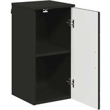 vidaXL Kupaonski ormar Crna 30 x 31,5 x 61 cm Konstruirano drvo | shoptok.hr