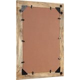  Kupaonsko ogledalo 50 x 70 x 2,5 cm masivno drvo manga i staklo | shoptok.hr
