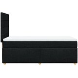  Krevet s oprugama i madracem crni 100 x 200 cm od tkanine | shoptok.hr