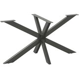  Noge jedilne mize pajkove oblike antracitne 150x78x(72-73) cm jeklo, (5000241498) | Shoptok.si