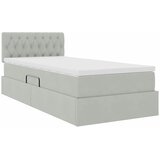  s od storage Svijetlo siva 90 x 200 cm Baršun | shoptok.hr