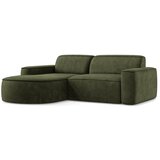 Makamii Zelena kutna garnitura od šenila (s lijevim kutom/s ležaljkom) Omao – | shoptok.hr