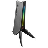 Rampage Postolje za slušalice RM-H20 RGB 2xUSB sivo | Eponuda.com