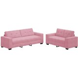 SOFA 2 kom. Ružičasta Baršun | shoptok.hr