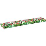 Vanjski Blazina za klop Tropska džungla 200x40x8 cm Oxford tkanina, (22090577) | Shoptok.si