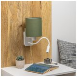  Brilagi - LED zidna lampa NUBILA 1xE27/25W/230V + LED/3W bela/zelena | Eponuda.com