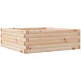  Vrtno cvetlično korito 70x70x23 cm trdna borovina | Shoptok.si