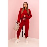 Kesi Włoski Set sweatshirt + pants butter red | shoptok.hr