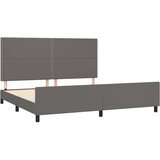  Okvir za krevet s uzglavljem sivi 200x200 cm od umjetne kože | shoptok.hr