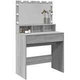  Toaletni stolić s LED svjetlima boja hrasta 80x41x134,5 cm | shoptok.hr