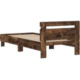  Okvir kreveta bez madraca s uzglavljem boja hrasta 90x200 cm | shoptok.hr