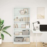 vidaXL Regal za knjige bijeli 80 x 24 x 176 cm konstruirano drvo | shoptok.hr