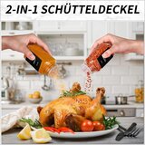 MYHTGD 24x 120 ml stekleni kozarčki za začimbe z bambusovim pokrovom | Shoptok.si