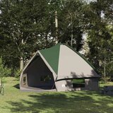  Teepee šator za 10 osoba Zelena i bijela 567 x 470 x 242 cm | shoptok.hr