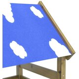  Igralna stolpnica Rjava Trdna impregnirana les - - Rjava - 30.99 - 110,5 x 52,5 x 215 cm - 2025-vidaXL-TOPSELLER | Shoptok.si