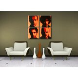  Ručno slikane slike na platnu na platnu POP Art Coldplay 4-dijelna () | shoptok.hr