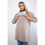 Kesi Reinforced hoodie in beige | shoptok.hr
