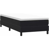 vidaXL Box Spring Postelja brez vzmetnice Črna 100x210 cm Žamet, (21792446) | Shoptok.si