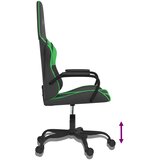  Igraća stolica crno-zelena od umjetne kože | shoptok.hr
