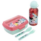 STOR Disney Minnie Set: Aparat za Sendviče s Priborom i Aluminijska Boca 400ml | shoptok.hr