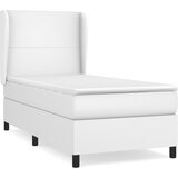 The Living Store Box spring postelja z vzmetnico bela 90x200 cm umetno usnje - Box Spring Postelja, (21520461) | Shoptok.si