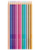  BOJE DRVENE 12BOJA METALNA KUTIJA SPARKLE FABER-CASTELL 201737 | Shoptok.si
