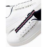 Ombre Men's shoes sneakers with contrasting details - white | ePonuda.com