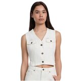 Guess beli ženski denim prsluk cene