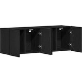 vidaXL TV ormarići 2 kom. crni hrast 120x30x41 cm inženjerski drvo | shoptok.hr