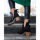 Resti Black women's boots on a square post Darera - Footwear | ePonuda.com