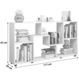 MID.YOU REGAL 117/62/20 cm bela | Shoptok.si