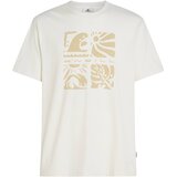 O'neill Majica 'Melange Front Print' bela | Shoptok.si