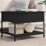  Stolić za kavu crni 70 x 50 x 50 cm konstruirano drvo i metal | shoptok.hr