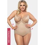 Gorsenia Ženski bodi za oblikovanje postave Gala bež | Shoptok.si