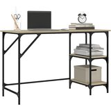  Radni stol boja hrasta 120x50x75 cm metal i konstruirano drvo | shoptok.hr