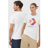 Converse Bombažna kratka majica bež barva, 10026364-A04