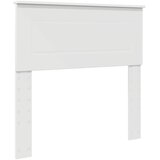 vidaXL Vzglavje z vzglavjem Bela 75 cm Konstruiran les, (5000109867) | Shoptok.si