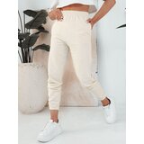 DStreet Spodnie damskie dresowe SWAN kremowe | Shoptok.si