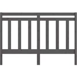  Uzglavlje za krevet sivo 141 x 4 x 100 cm od masivne borovine | shoptok.hr