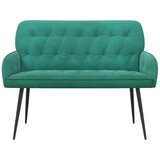  Dvosjed s metalnim nogama 2-sjedalo Tirkizna Baršun - Tirkizna | shoptok.hr