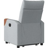  Naslonjač na podizanje od tkanine svjetlosivi | shoptok.hr