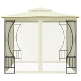  Sjenica s mrežama 300 x 300 x 265 cm krem | shoptok.hr