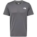 The North Face Tehnička sportska majica antracit siva / tamo siva / bijela