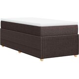  Krevet s oprugama i madracem tamnosmeđi 80x200 cm od tkanine | shoptok.hr