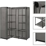 vidaXL 282452 Corner Wardrobe Grey 130x87x169 cm Cijene