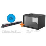 Intellinet 19'' Zidni orman 9U/560mm+PDU, 8-Output | Eponuda.com