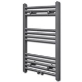 vidaXL Kopalniški radiator z ravnimi cevmi 500x764 mm siv Cene