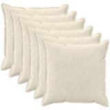  Presvlaka za jastuk 6 pcs HOUTEN Krem 80 x 80 cm | shoptok.hr